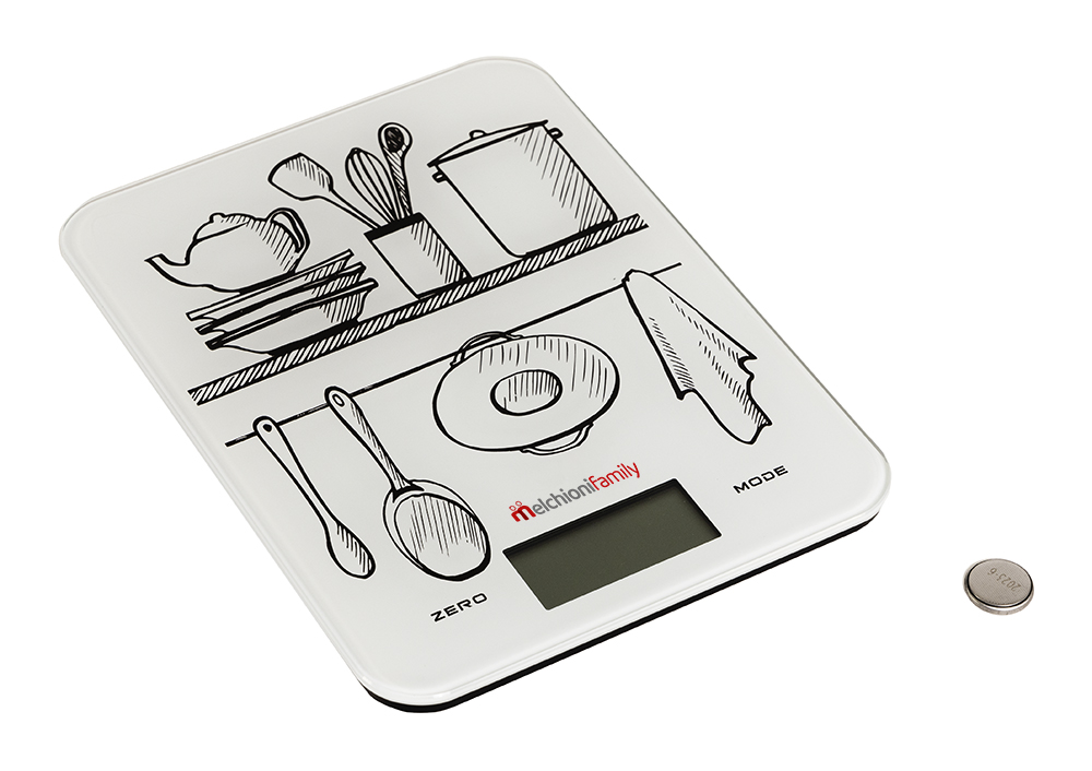 Bilancia da cucina con piatto in vetro GLASS - immagine 3