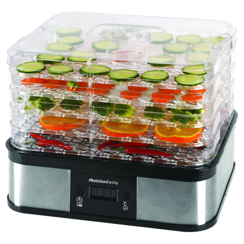 Essiccatore digitale 5 ripiani BABELE PLUS