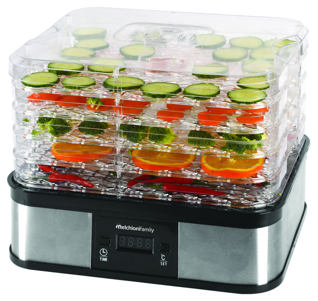 Essiccatore digitale 5 ripiani BABELE PLUS